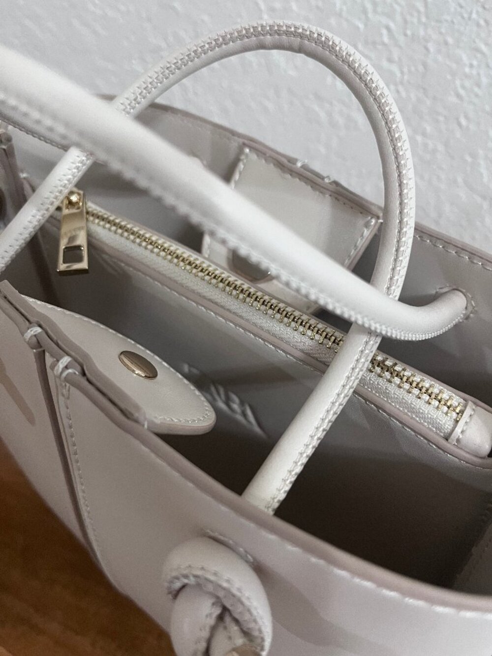 LOT OF TWO!! Zara Mini Totes Crossbody Handbags Cotton Fabric/Vegan - Picture 15 of 16